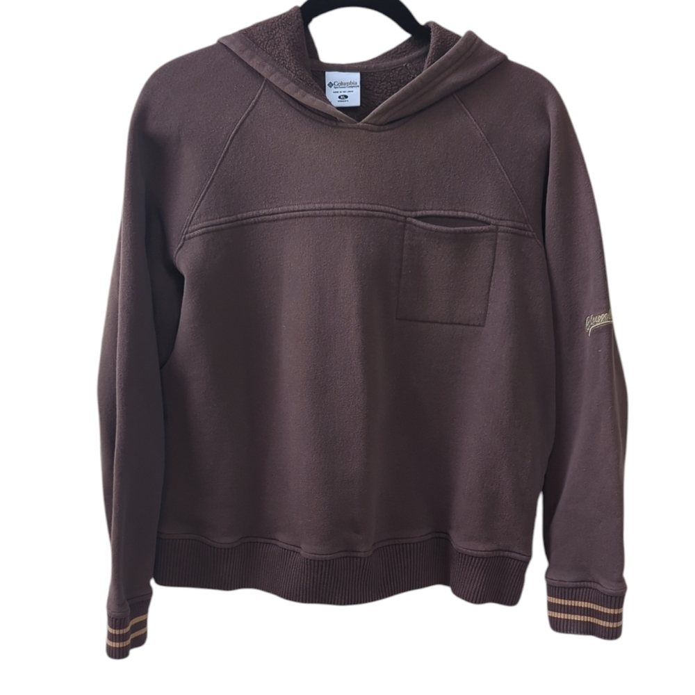 Columbia, Brown Hoodie. XL